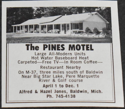 Motel BBT (Pines Motel) - Print Ad (newer photo)